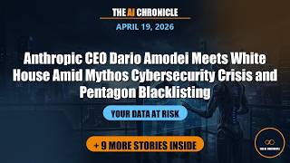 Anthropic CEO Dario Amodei Meets White... | Top 10 AI News | AI Chronicle 19th April 2026