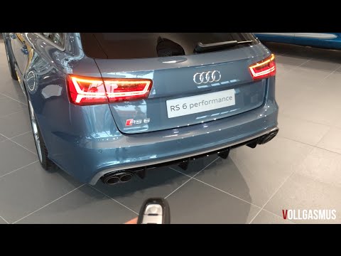 Audi RS6 Performance Polar Blue Audi Exclusive: In Depth, Interior, Lights, Indicators and more