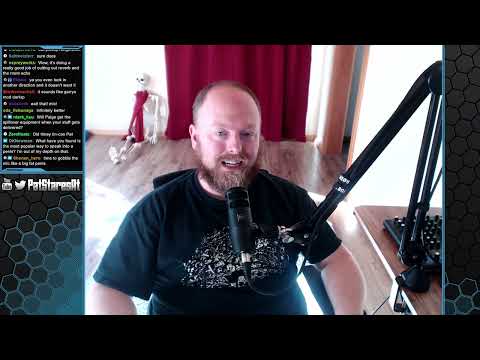 Pat Stares At Scorn! #Sponsored