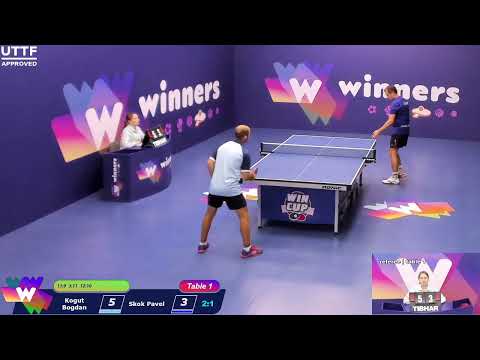 WINners CUP table 1 11.09 Kogut Bogdan - Skok Pavel 16:00