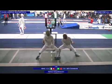 Athens World Cup SWS 2020 - P128 - Kehli ALG v Ben Chaabane TUN