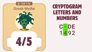 Cryptogram Greek myths Event Solution chapter 4/5