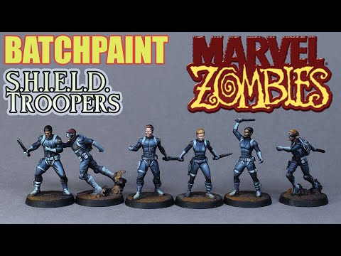 Marvel Zombicide S.H.I.E.L.D. Troopers Painting guide