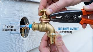 How to Install a Winter Safe Frost Free Anti Burst Outdoor Faucet 8 Step Tutorial