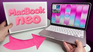 MacBook Neo (Blush) Unboxing & First Impressions!