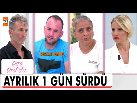 Rabia'yı terk eden Serkan'dan son bir şans!  - Esra Erol'da 28 Haziran 2024