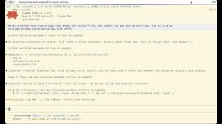 Containarium demo: Prompt to live HTTPS in 3 minutes — Python + AI agent demo