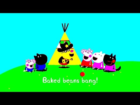 The Cowboy🤠 Song (🎶 baked beans 🎶) | Peppa and Friends | Fun Animation | Edit