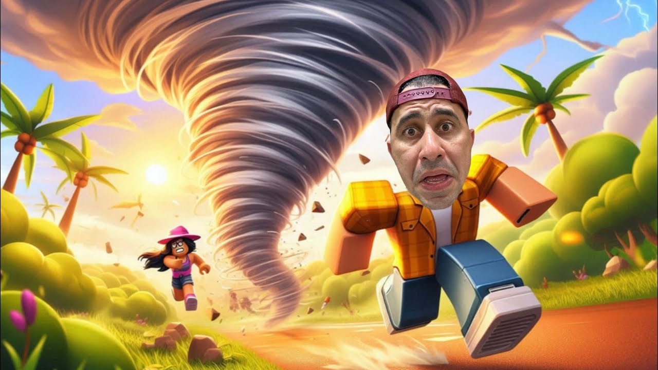 ESCAPE DA FÚRIA DO TORNADO no ROBLOX