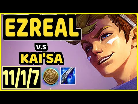 DUDSTHEBOY (EZREAL) vs KAI'SA - QUADRAKILL 11/1/7 KDA BOTTOM ADC GAMEPLAY - BR Ranked GRANDMASTER