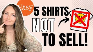 5 Shirts NOT To Sell In Your Etsy Store - Print On Demand 2023 Trademarks and Copyright Infringement
