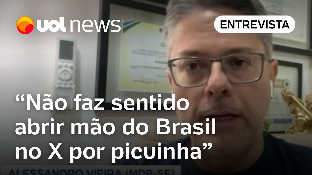 Moraes x Musk é embate que só dá mais caldo para a polarização, diz senador Alessandro Vieira