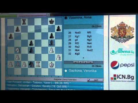 D12 5.1. Veronika Gažíková - WFM Anna Vasenina  1/2 - 1/2