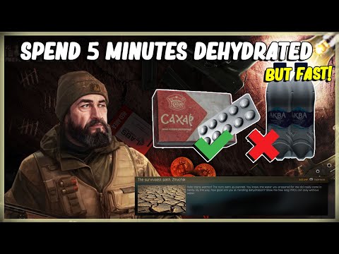 SPEND 5 MINUTES WITH DEHYDRATION - ESCAPE FROM TARKOV - JAEGER THE SURVIVALIST PATH. ZHIVCHIK 12.11