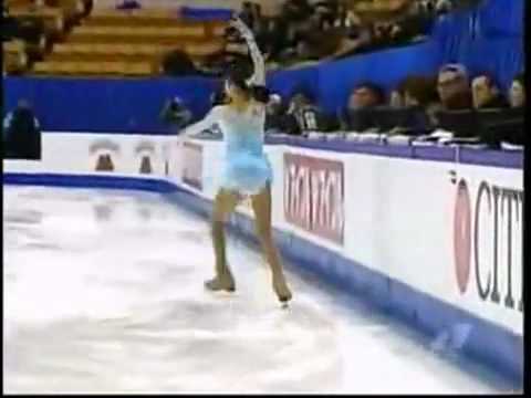 Olympic Champion YuNa Kim 2005 Junior World SP SnowStorm-figureskating