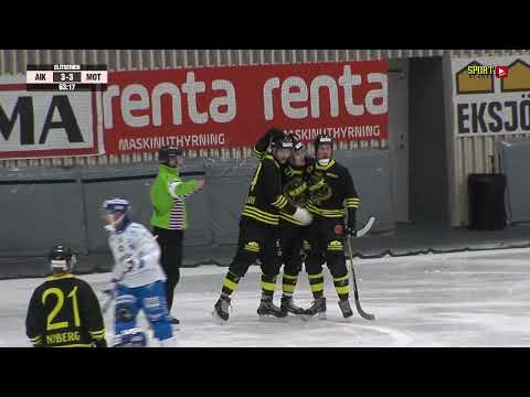 AIK - IFK Motala Elitserien 22-02-01 Highlights
