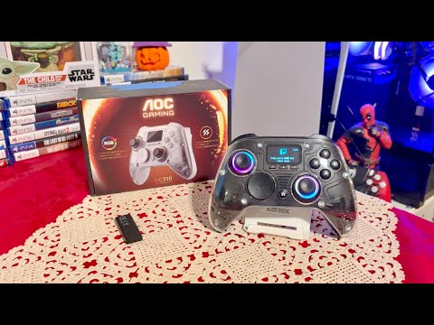 Interactive Screen Wireless Controller by AOC (Unboxing & Overview)