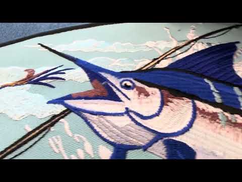 Gone Fishing Iron On Patch PL7103