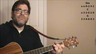 How to play &quot;Brother Down&quot; by Sam Roberts on acoustic guitar (Easy beginner song)