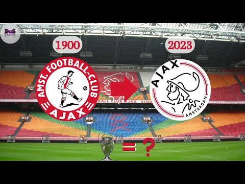 The Evolution of AJAX AMSTERDAM (AFC AJAX) Logo and Its Trophy || From 1900 - Present