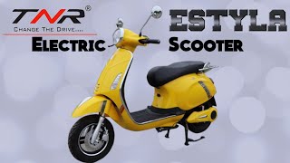 TNR Electric Scooter - ESTYLA || The Italian Design || @ElectricScootersJammu #Jammu