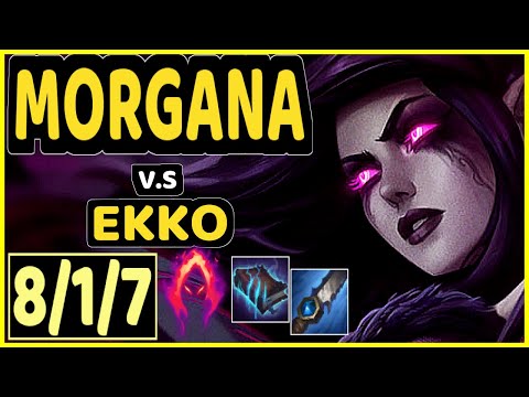 CARIOK (MORGANA) vs EKKO - 8/1/7 KDA JUNGLE CHALLENGER GAMEPLAY - BR