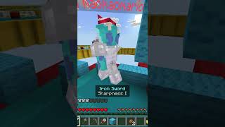 敵が橋の近くに来たら有利！⚔️Cubecraftベッドウォーズ【統合版サーバー実況・小学生】#shorts #short #minecraft #マイクラ#マイクラpvp