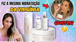 Testando BRAÉ SOUL COLOR *Linha que a VIRGÍNIA USA