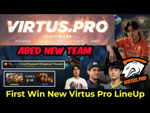 Abed Earthshaker New Virtus Pro MIdlane – New Lineup First Win
