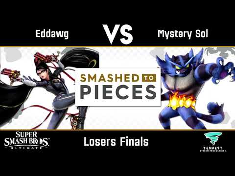 Eddawg (Bayonetta) vs Mystery Sol (Incineroar) - Losers Finals - Smashed to Pieces #44