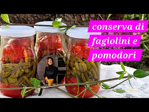 Conserva di fagiolini e pomodori @Rosariarinaldi_speedychef
