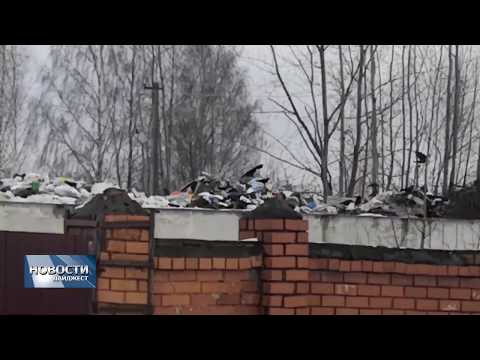 Новости Псков 11.02.2020 / Псковичей беспокоит растущая гора мусора на территории «Мехуборки»