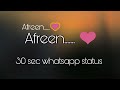Whatsapp Status Video Afreen Afreen Rahat Fateh Ali Khan