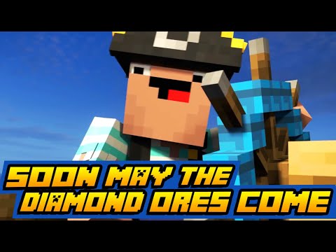 “Soon May the Diamond Ores Come” - A Minecraft Parody of Nathan Evan's Wellerman (Music Video)