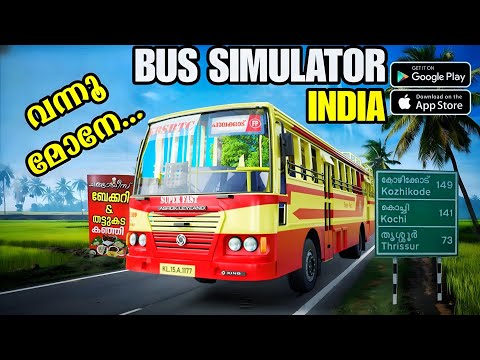 Indian Bus Simulator with Kerala Routes😍