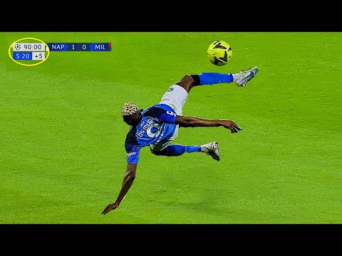 Victor Osimhen Scoring Goals From Impossible Angles