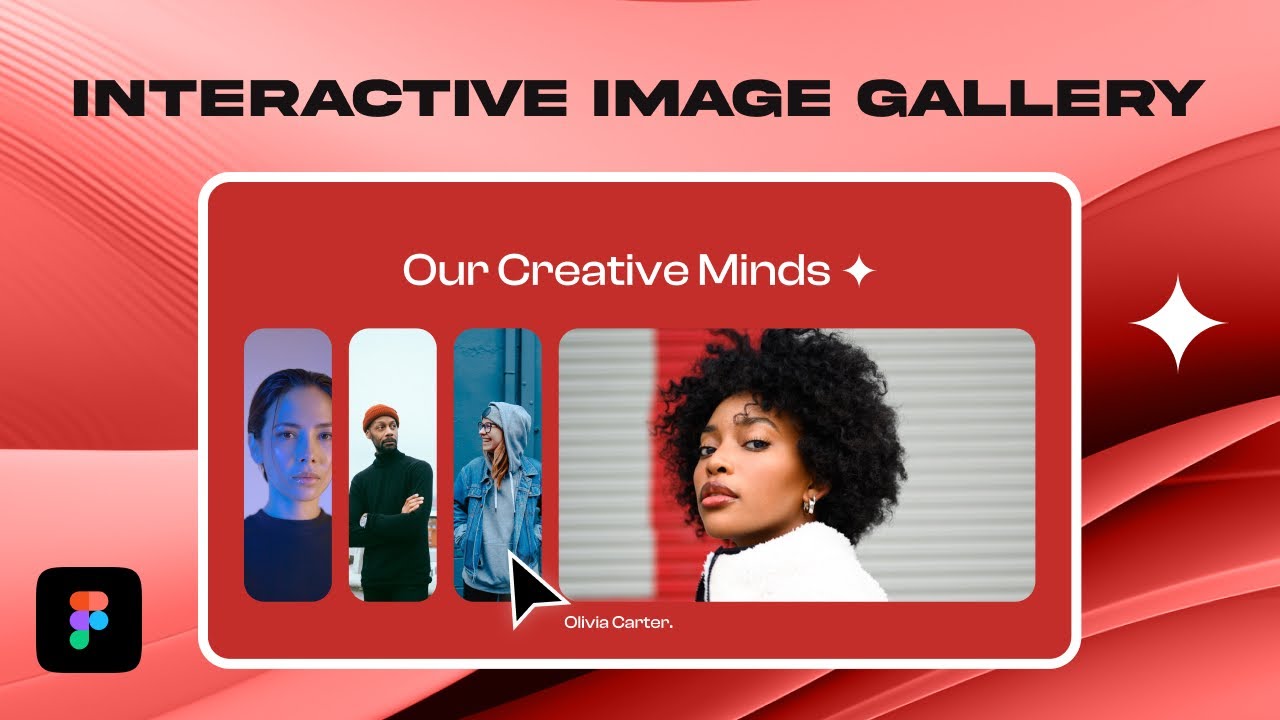 Interactive Image Gallery in Figma – Click to Expand | Figma Tutorial