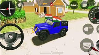 Exciting Blue Thar SUV Driver Experience: Gadi Wala Game | The Only Gaming 19