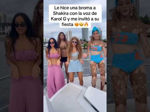 ¿Es real??? 😍😍😍 #broma #fyp #viral #shakira #karolg