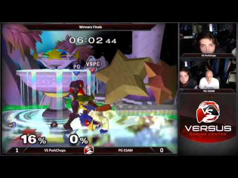 07/05/15 Versus Weekly Melee - Winners Finals - VS|Porkchops (Falco) vs ESAM (Samus)