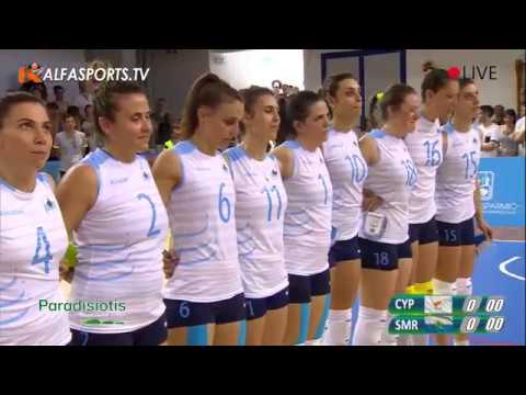 030617    CYPRUS   SMR  VOLLEY WOMEN   Gold medal match