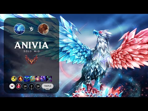 Anivia Mid vs Taliyah - KR Grandmaster Patch 13.3