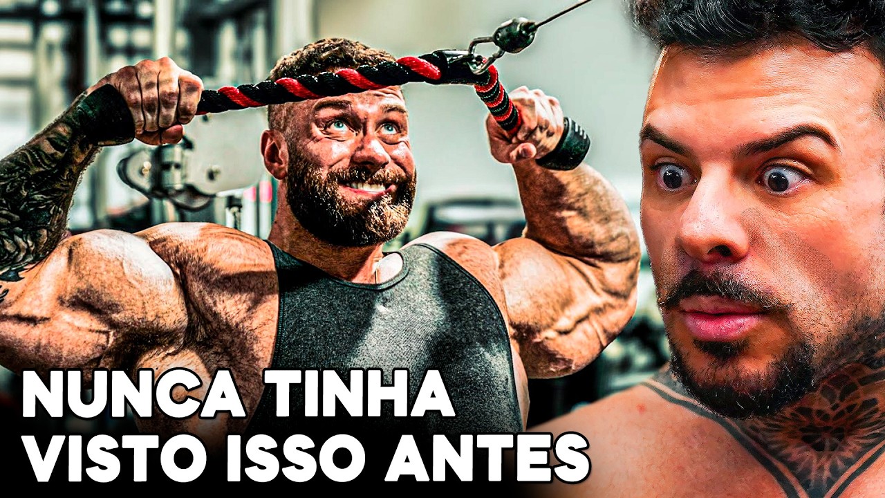 ANALISANDO O TREINO DE PEITO E TRÍCEPS DO CBUM
