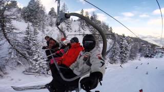 preview picture of video 'La Plagne -Snowboarding 2014/5'