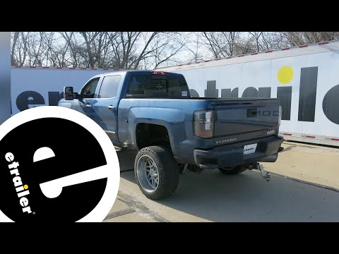 Curt Overbed Folding Ball Gooseneck Trailer Hitch Installation - 2015 Chevrolet Silverado 2500