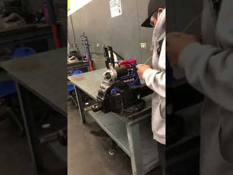 Bench testing a starter motor