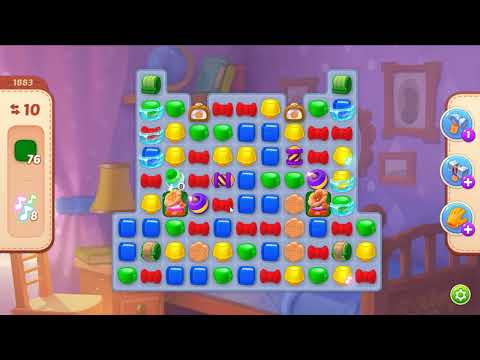 Homescapes level 1883 - 14 Moves - No Boosters #Bubunka