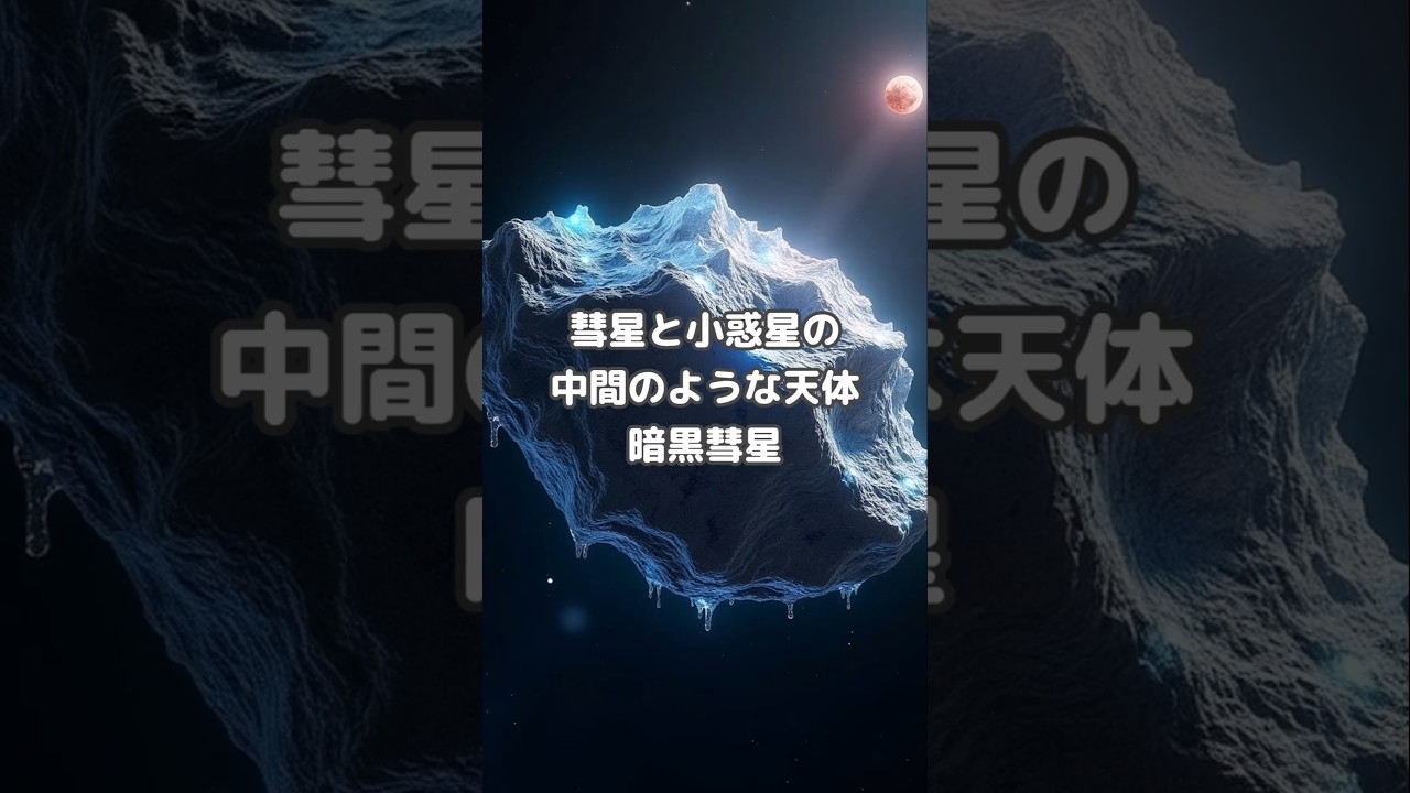 彗星と小惑星の中間の性質を持つ天体「暗黒彗星」#宇宙#雑学#shorts