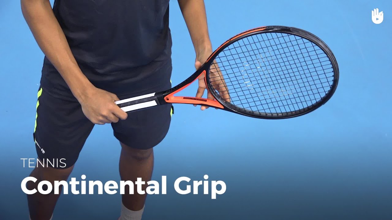 Continental Grip How to Play Tennis Sikana