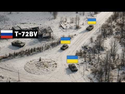 T-72B3 Waited Silent on the Ridgeline — Then the Kill Zone Opened